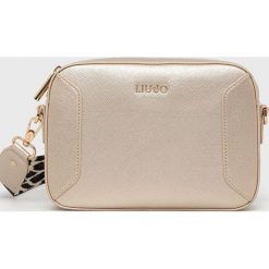 Liu Jo torebka kolor złoty. Żółte listonoszki Liu Jo, bez wzorów, z materiału, na ramię, bez dodatków. Za 559.99 zł.