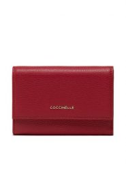 Coccinelle Portfel MW5 Metallic Soft E2 MW5 11 66 01 Czerwony. Czerwone portfele Coccinelle, bez wzorów, ze skóry. Za 599.99 zł.