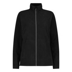 Bluza damska turystyczna CMP 34G6406. Czarne bluzy CMP, na zimę, s, bez wzorów, sportowe, bez ramiączek, bez kaptura. Za 214.50 zł.
