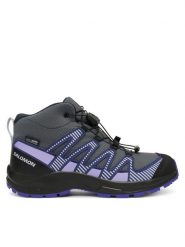 Salomon Trekkingi Xa Pro V8 Mid Waterproof L47857300 Szary. Szare buty trekkingowe Salomon, bez wzorów, z materiału, bez zapięcia, trekkingowe. Za 369.99 zł.