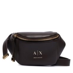 Nerka Armani Exchange. Brązowe nerki i saszetki Armani Exchange, bez wzorów, bez dodatków. Za 454.99 zł.