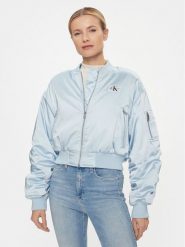Calvin Klein Jeans Kurtka bomber J20J222591 Niebieski Regular Fit. Niebieskie kurtki Calvin Klein Jeans, xl, bez wzorów, z jeansu, bez kaptura. Za 479.99 zł.