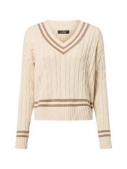 Lauren Ralph Lauren Sweter Kobiety Bawełna biały, XL. Białe swetry Lauren Ralph Lauren, xl, bez wzorów, z bawełny, eleganckie, bez ramiączek. Za 699.95 zł.