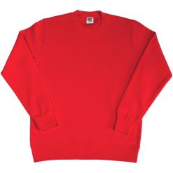 Damska Bluza Z Długim Rękawem I Okrągłym Dekoltem. Czerwone bluzy SG, xl, bez wzorów, bez ramiączek, bez kaptura. Za 76.99 zł.