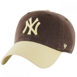 Czapka z daszkiem do turystyki Brand 47 MLB New York Yankees brązowa. Brązowe czapki z daszkiem 47 Brand, bez wzorów. Za 149.00 zł.