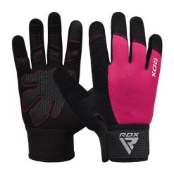 Rękawiczki RDX W1F Full Finger. Czerwone rękawiczki RDX SPORTS, bez wzorów, sportowe. Za 69.99 zł.