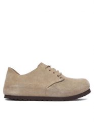 Birkenstock Półbuty Maine 1031746 Beżowy. Brązowe półbuty wsuwane Birkenstock, bez wzorów, ze skóry, bez obcasa, na płaskiej podeszwie. Za 719.99 zł.