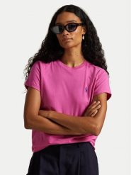 Polo Ralph Lauren T-Shirt 211B14605018 Różowy Classic Fit. Czerwone t-shirty Polo Ralph Lauren, xl, bez wzorów, z bawełny, bez kołnierzyka, bez ramiączek. Za 379.99 zł.