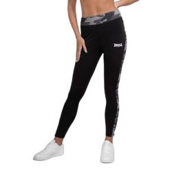 Damskie legginsy Lonsdale Dorrery. Czarne legginsy Lonsdale, bez wzorów, z materiału, sportowe. Za 214.50 zł.
