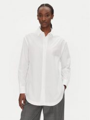 BOSS Koszula C_Bostucci_8 50538366 Biały Relaxed Fit. Białe koszule Boss, bez wzorów, z bawełny, bez kołnierzyka, bez ramiączek. Za 429.99 zł.