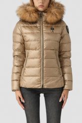 BLAUER Brązowa kurtka damska Arcadia Short Jackets, Rozmiar XL. Brązowe kurtki Blauer USA, s, bez wzorów, bez kaptura. W wyprzedaży za 1,099.99 zł.