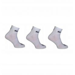 Skarpety turystyczne Salomon Active Wear Quarter 3 pary, niskie. Białe skarpetki Salomon, bez wzorów, z bawełny. Za 40.00 zł.