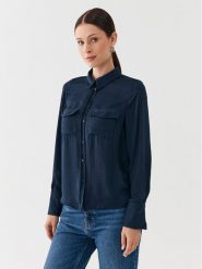 Vero Moda Koszula Sunny 10260627 Granatowy Regular Fit. Niebieskie koszule Vero Moda, xs, bez wzorów, z syntetyku, bez kołnierzyka, bez ramiączek. Za 99.99 zł.