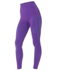 Termoaktywne damskie legginsy narciarskie Thermo. Fioletowe legginsy Brubeck, bez wzorów, z dzianiny, długie. Za 149.99 zł.