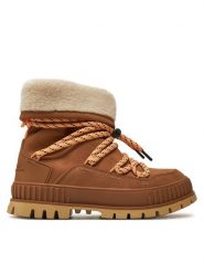 Palladium Śniegowce Pallashock Hiver 94349-252-M Brązowy. Brązowe śniegowce Palladium, bez wzorów, ze skóry, bez zapięcia. Za 679.99 zł.