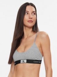 Calvin Klein Underwear Biustonosz top 000QF7216E Szary. Szare biustonosze Calvin Klein Underwear, bez wzorów, z bawełny. Za 79.99 zł.
