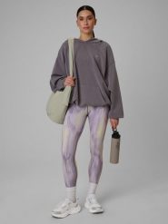 4F Legginsy treningowe szybkoschnące damskie - żółte L. Żółte legginsy 4f, bez wzorów, sportowe. Za 149.99 zł.