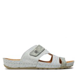 Klapki Dr. Brinkmann. Białe klapki Dr. Brinkmann, bez wzorów, bez obcasa, bez zapięcia. Za 329.99 zł.