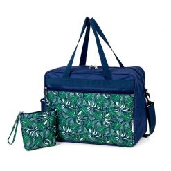 Torba podróżna Sapphire ST-142 - granatowa. Niebieskie torby podróżne SAPPHIRE, bez wzorów, z materiału, na ramię, duże. W wyprzedaży za 48.00 zł.