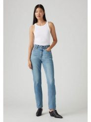 Levi's Dżinsy - Regular fit - w kolorze niebieskim rozmiar: W25/L32. Niebieskie jeansy Levi's, l, z aplikacjami, klasyczne, z podwyższonym stanem. Za 189.95 zł.
