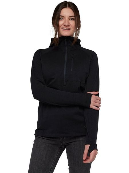 Black Diamond Kurtka polarowa "Coefficient QZ" w kolorze czarnym rozmiar: XL. Czarne kurtki Black Diamond, xl, bez wzorów, z polaru, bez kaptura. Za 284.82 zł.
