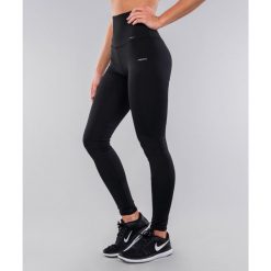 Klasyczne legginsy z wysokim stanem sportowe dla kobiet Carpatree. Czarne legginsy Carpatree, l, bez wzorów, z podwyższonym stanem, na fitness i siłownię. Za 164.99 zł.