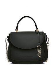 CXL by Christian Lacroix Skórzana torebka w kolorze czarnym - 23 x 20 x 11 cm rozmiar: onesize. Czarne torebki klasyczne CXL by Christian Lacroix, bez wzorów, z materiału, przez ramię, bez dodatków. Za 347.99 zł.