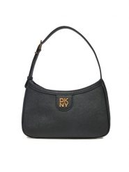 DKNY Torebka Carol R43HKV84 Czarny. Czarne torebki klasyczne DKNY, bez wzorów, ze skóry, bez dodatków. Za 399.99 zł.