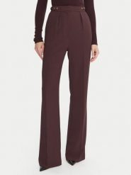 Elisabetta Franchi Spodnie materiałowe PA-099-56E2-V390 Bordowy Regular Fit. Czerwone spodnie materiałowe Elisabetta Franchi, bez wzorów, z materiału. Za 1,689.00 zł.