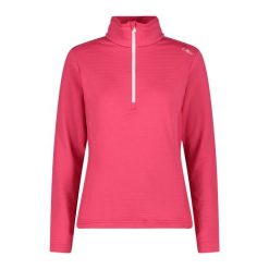 Kurtka polarowa damska z półzamkiem CMP. Czerwone kurtki CMP, bez wzorów, z polaru, bez kaptura. Za 308.00 zł.