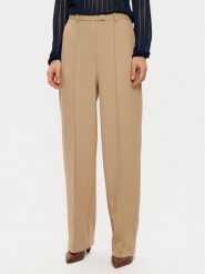 Tommy Hilfiger Spodnie materiałowe WW0WW43875 Beżowy Regular Fit. Brązowe spodnie materiałowe Tommy Hilfiger, bez wzorów, z materiału. Za 379.99 zł.