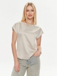 Vero Moda Bluzka Merle 10305151 Écru Regular Fit. Bluzki Vero Moda, l, bez wzorów, z syntetyku, bez kołnierzyka, bez ramiączek. Za 79.99 zł.