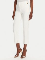 Elisabetta Franchi Chinosy PA-098-52E2-V320 Biały Regular Fit. Białe chinosy Elisabetta Franchi, bez wzorów, z syntetyku. Za 1,379.00 zł.