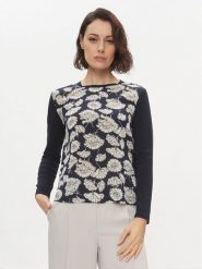 Weekend Max Mara Bluzka Calamai 2415941051650 Granatowy Regular Fit. Niebieskie bluzki Weekend Max Mara, xs, bez wzorów, z lyocellu, bez kołnierzyka, bez ramiączek. Za 339.99 zł.