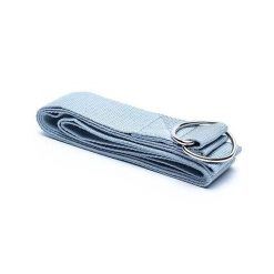 Pasek do jogi szary 183x4cm - elastyczny, trwały, idealny do treningu. Szare paski YOGI & YOGINI, bez wzorów, sportowe. W wyprzedaży za 19.99 zł.