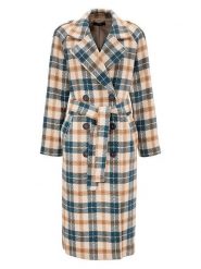 Aniston Płaszcz przejściowy w kolorze jasnobrązowo-morskim rozmiar: 42. Brązowe płaszcze Aniston, bez wzorów, z tkaniny, bez kaptura. Za 162.49 zł.