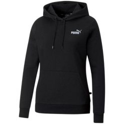 Bluza Z Haftem ESS+ Dla Kobiet. Czarne bluzy Puma, l, bez wzorów, bez kaptura. Za 332.99 zł.