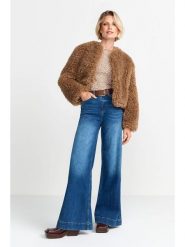 Rich&Royal Kurtka pluszowa w kolorze karmelowym rozmiar: XL. Brązowe kurtki Rich&Royal, xl, bez wzorów, bez kaptura. Za 331.46 zł.