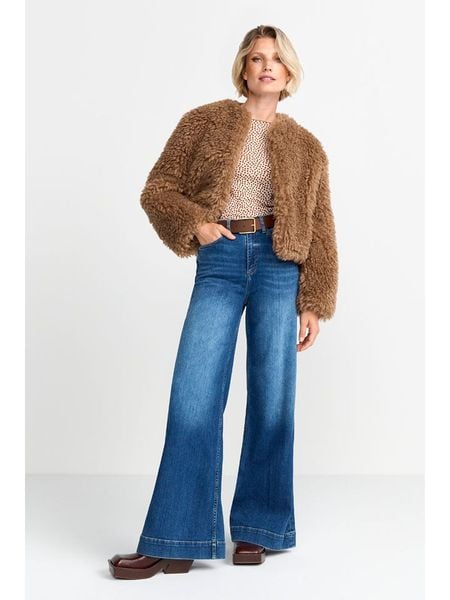 Rich&Royal Kurtka pluszowa w kolorze karmelowym rozmiar: XL. Brązowe kurtki Rich&Royal, xl, bez wzorów, bez kaptura. Za 331.46 zł.