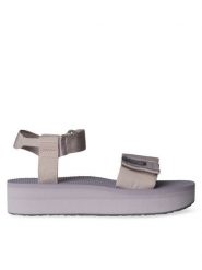 The North Face Sandały SKEENA PLATFORM MOONSTONE Szary. Szare sandały The North Face, bez wzorów, z materiału, bez obcasa, na płaskiej podeszwie, bez zapięcia. Za 279.99 zł.