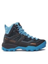 Mammut Trekkingi Ducan High GTX GORE-TEX 3030-03481-00089-1040 Czarny. Czarne buty trekkingowe Mammut, z gore-texu, bez zapięcia. Za 1,099.00 zł.