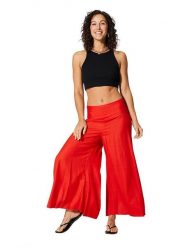 Aller Simplement Spodnie w kolorze czerwonym rozmiar: 38-42. Czerwone spodnie materiałowe Aller Simplement, bez wzorów, z materiału, klasyczne, z standardowym stanem. Za 56.99 zł.