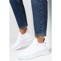 Białe Buty Sportowe Odocus. Białe buty treningowe Born2be, bez wzorów, bez zapięcia, na fitness i siłownię. W wyprzedaży za 62.99 zł.