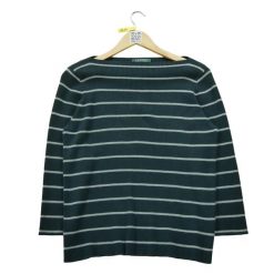 Second life - Damski sweter w granatowym kolorze - Stan dobry. Niebieskie swetry Ralph Lauren, bez wzorów, bez ramiączek. Za 76.64 zł.