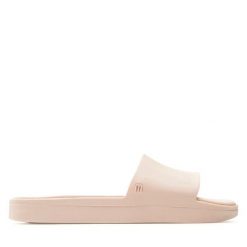 Klapki Melissa. Czerwone klapki Melissa, bez wzorów, bez obcasa, bez zapięcia. Za 209.99 zł.