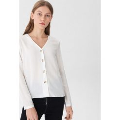 Bluzka zapinana na guziki - Kremowy. Bluzki marki House. Za 59.99 zł.