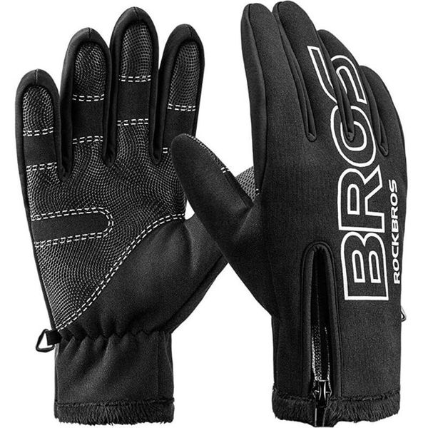 Rękawiczki sportowe unisex Rockbros S091-4BK. Białe buty sportowe lifestyle ROCKBROS, bez wzorów, sportowe, bez zapięcia. Za 51.00 zł.