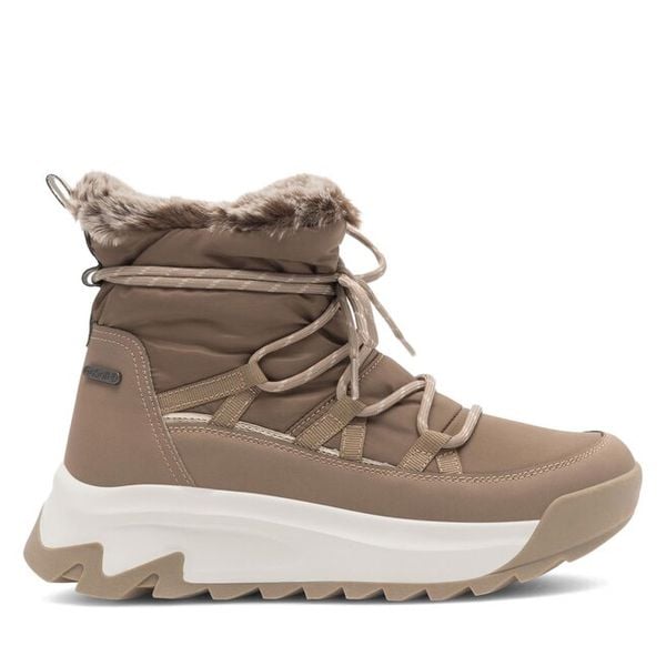 Śniegowce Go Soft. Brązowe śniegowce GO SOFT, bez wzorów, bez zapięcia. Za 139.99 zł.