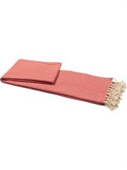 Ottoman Chusta hammam "Raute" w kolorze czerwonym - 190 x 105 cm rozmiar: onesize. Czerwone chusty Ottoman, bez wzorów, z bawełny. Za 65.99 zł.