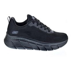 Buty sportowe sneakersy damskie Skechers Bobs B Flex. Czarne buty sportowe lifestyle Skechers, bez wzorów, bez zapięcia. Za 269.00 zł.